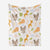 Animal Doodels Pattern Kids Blanket