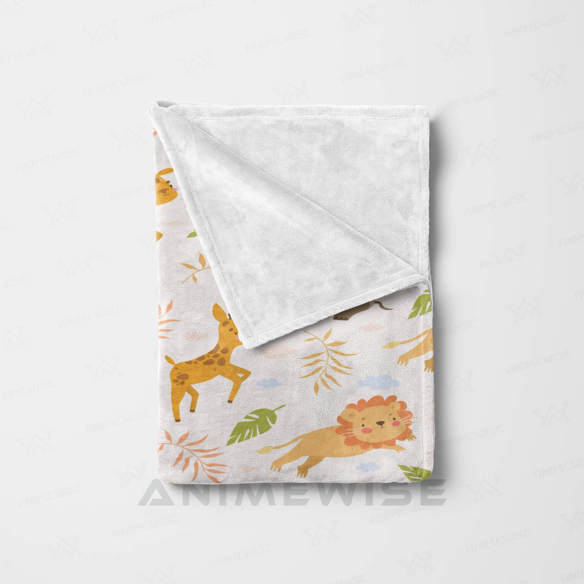 Animal Doodels Pattern Kids Blanket