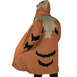 Pokemon Arcanine Pattern Hooded Cloak Coat