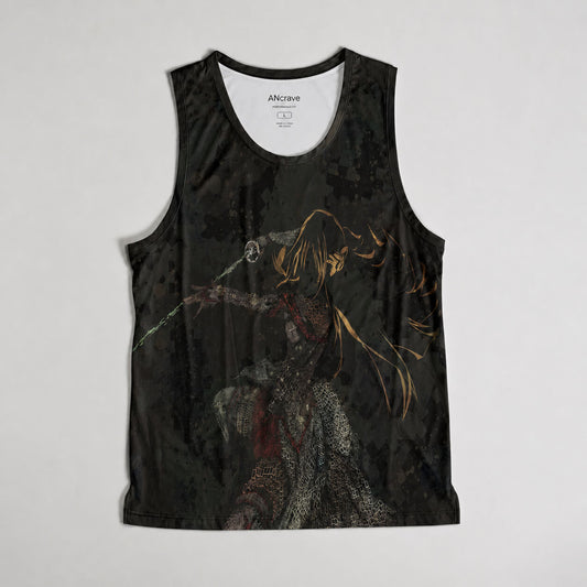 Sword Art Online Asuna Yuuki Camouflaged style Tank Top