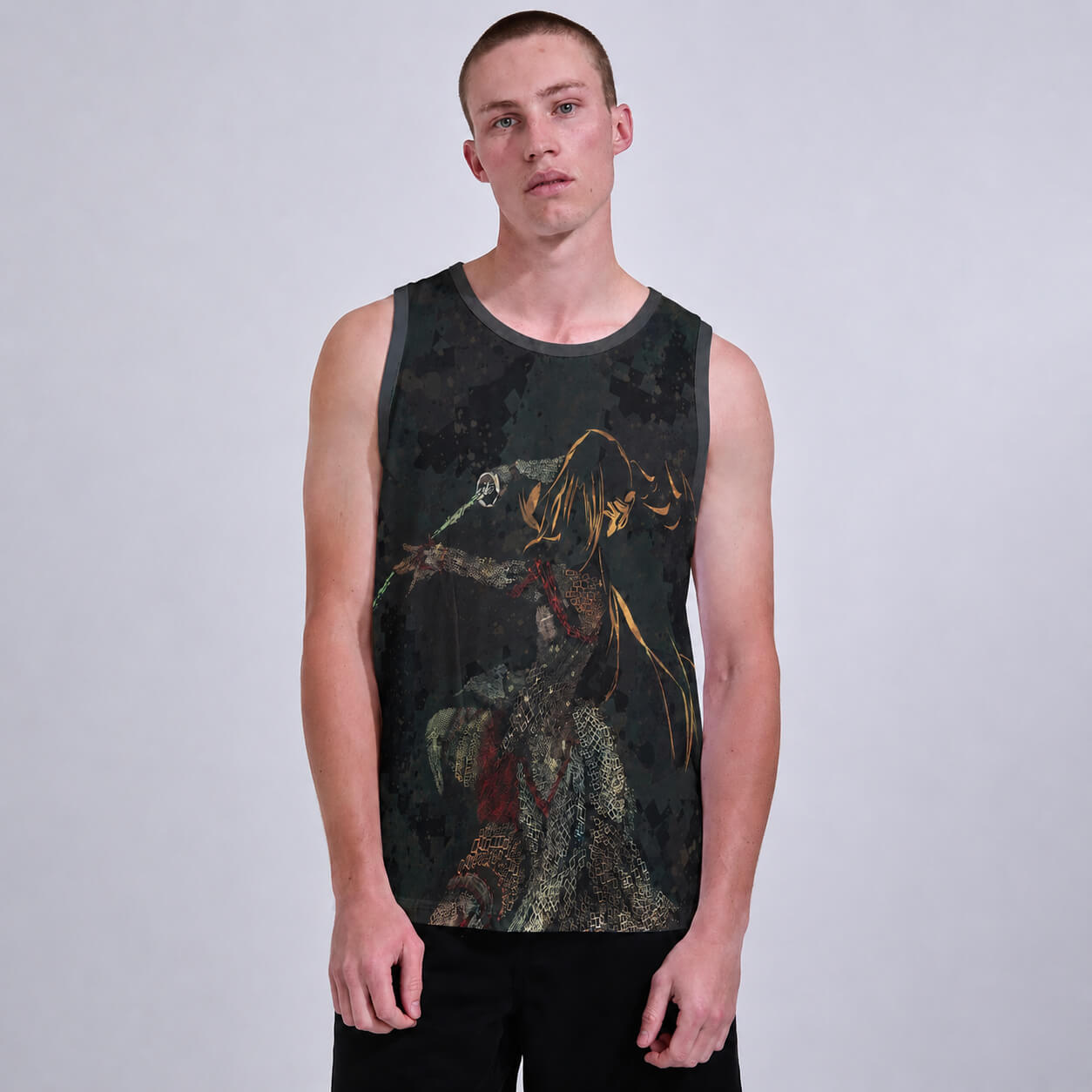 Sword Art Online Asuna Yuuki Camouflaged style Tank Top