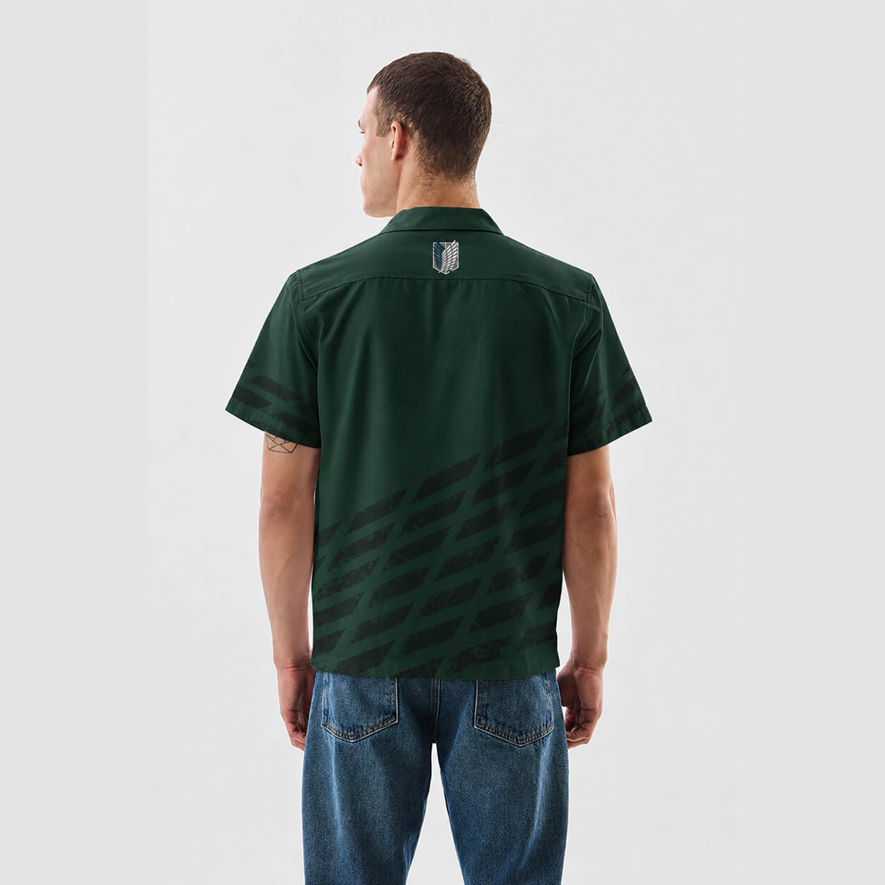Attack on Titan Scouting Legion Button Up Shirt