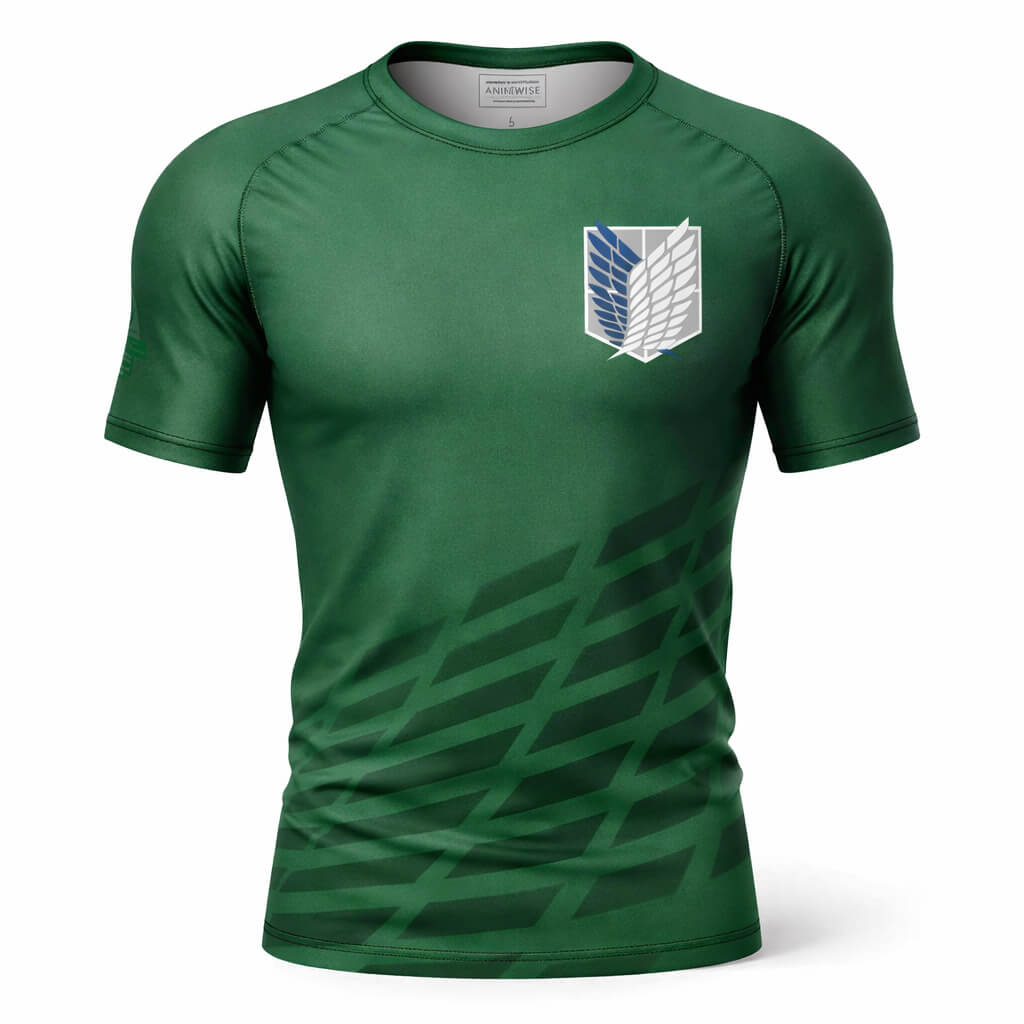 Attack on Titan Survey Corps Rash Guard Shirt