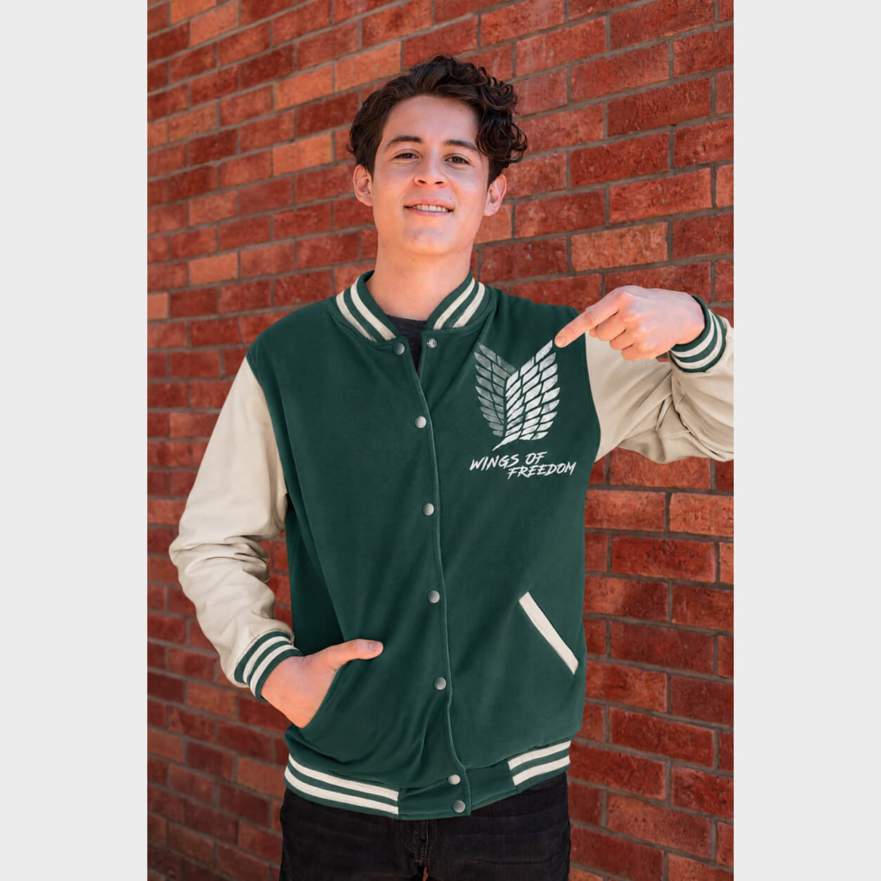 AOT Emblem Baseball Collegejacke