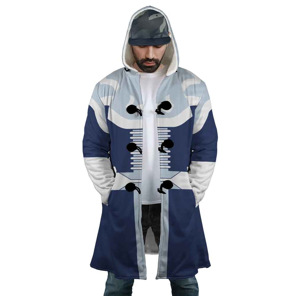 The Last Air Bender Avatar White Lotus Hooded Cloak Coat