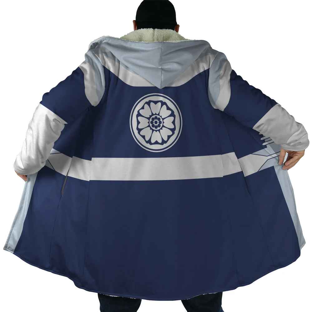 The Last Air Bender Avatar White Lotus Hooded Cloak Coat