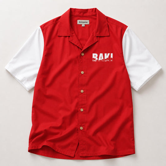 Baki Hanma Button Up Shirt