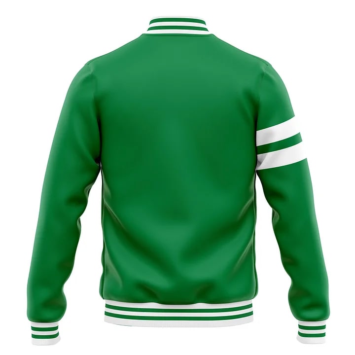 Ben Classic Green Varsity Baseball Jacket