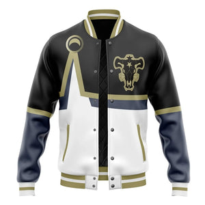 Black Bull Baseball Varsity Jacket