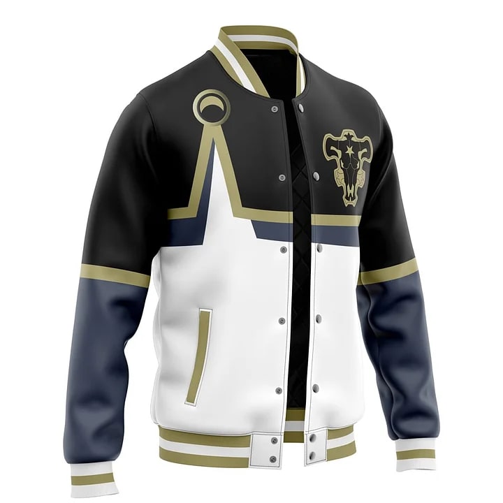 Black Bull Baseball Varsity Jacket