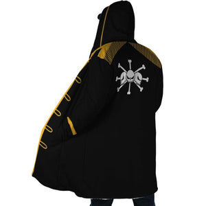 Marshall D. Teach Blackbeard Pirates One Piece Hooded Cloak Coat