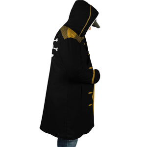 Marshall D. Teach Blackbeard Pirates One Piece Hooded Cloak Coat