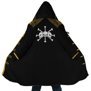 Marshall D. Teach Blackbeard Pirates One Piece Hooded Cloak Coat