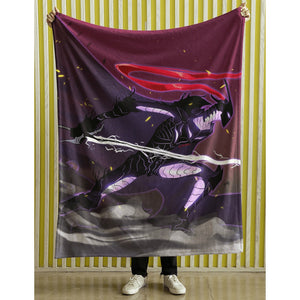 Blood-Red Night Commander Igris Solo Leveling Throw Blanket