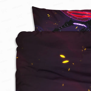 Blood-Red Night Commander Igris Solo Leveling Comforter Set