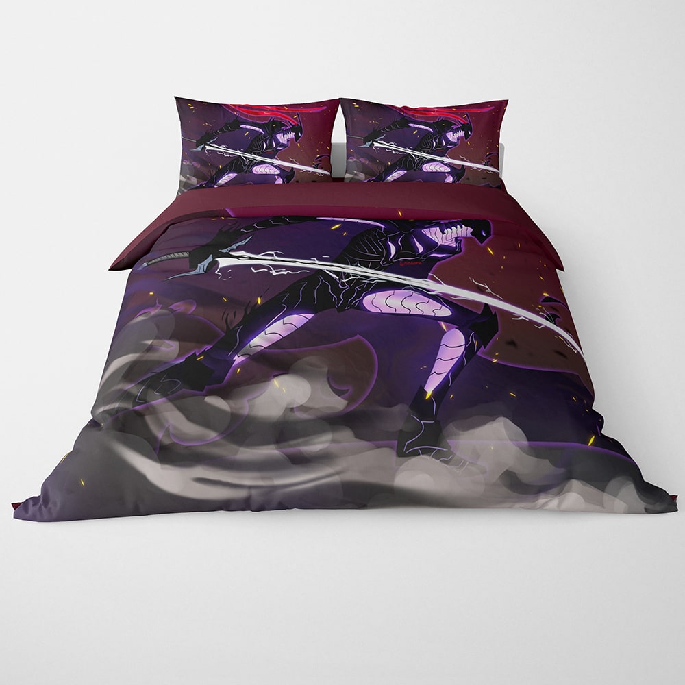 Blood-Red Night Commander Duvet Cover Bedding