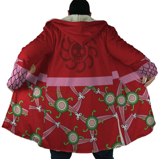 Boa Hancock Amazon Lily Queen One Piece Hooded Cloak Coat