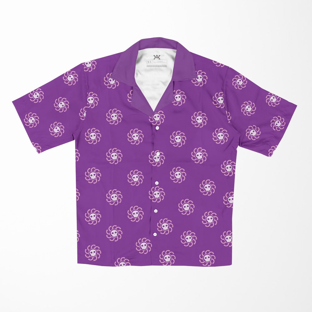 Boa Hancok Serpent All Over Brushed Hawaiian Shirt