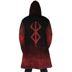 Guts Sacrifice Emblem Berserk Hooded Cloak Coat