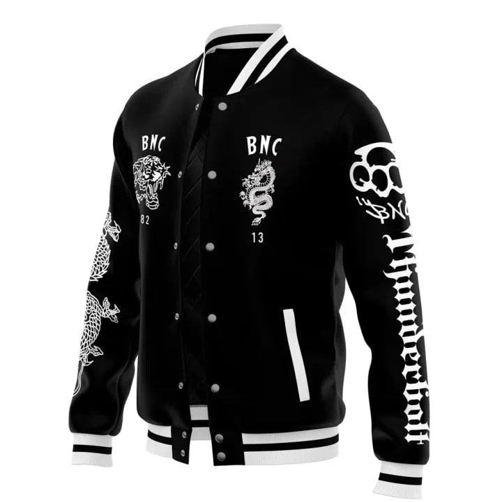 Burn Knuckles Varsity Baseball Jacket