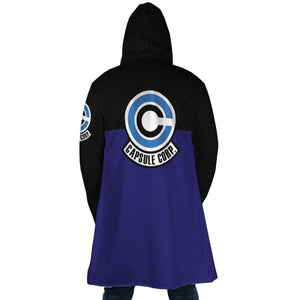 Dragon Ball Z Capsule Corp Hooded Cloak Coat