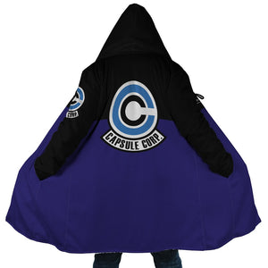 Dragon Ball Z Capsule Corp Hooded Cloak Coat