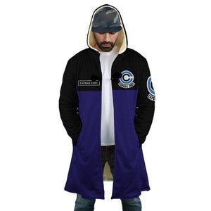 Dragon Ball Z Capsule Corp Hooded Cloak Coat