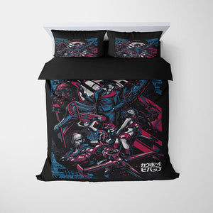 Cowboy Bebop Space Station Embossed Poster Classic Comforter Set