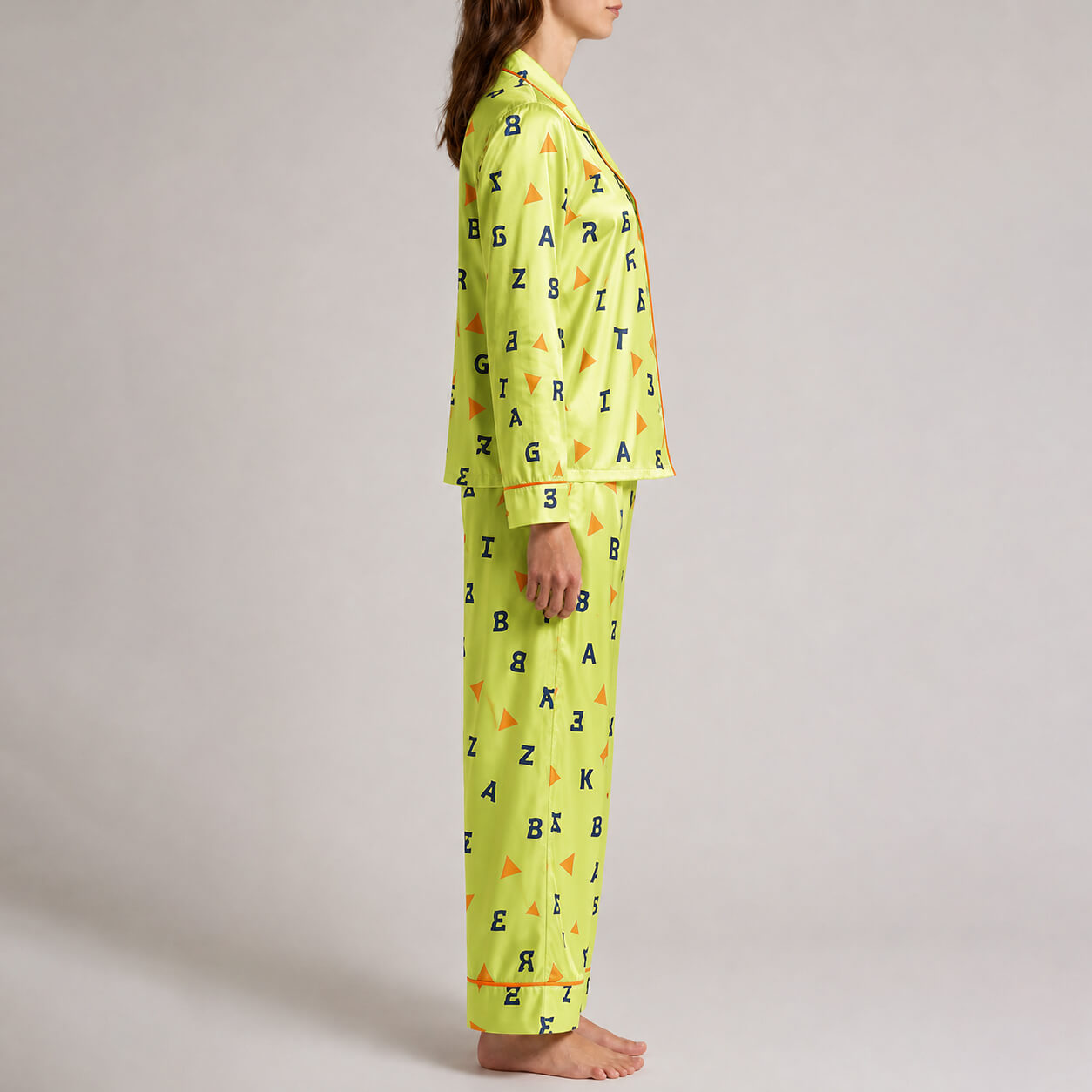 Master Roshi Kame Style Women's Satin Pajama Set