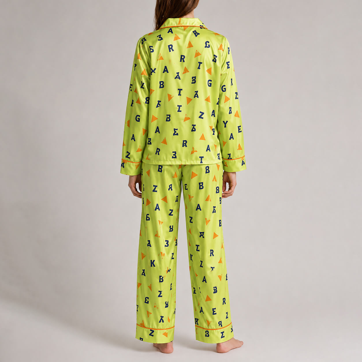Master Roshi Kame Style Women's Satin Pajama Set