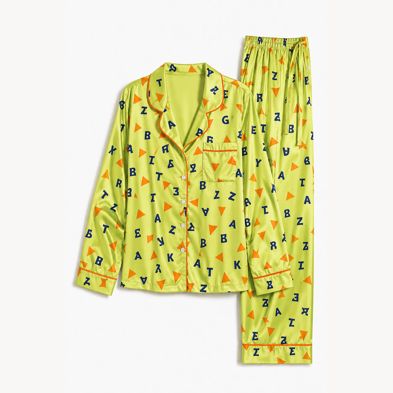 Master Roshi Kame Style Women's Satin Pajama Set