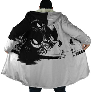 Pokemon Cubone Haunted Ghastly Gengar Hooded Cloak Coat