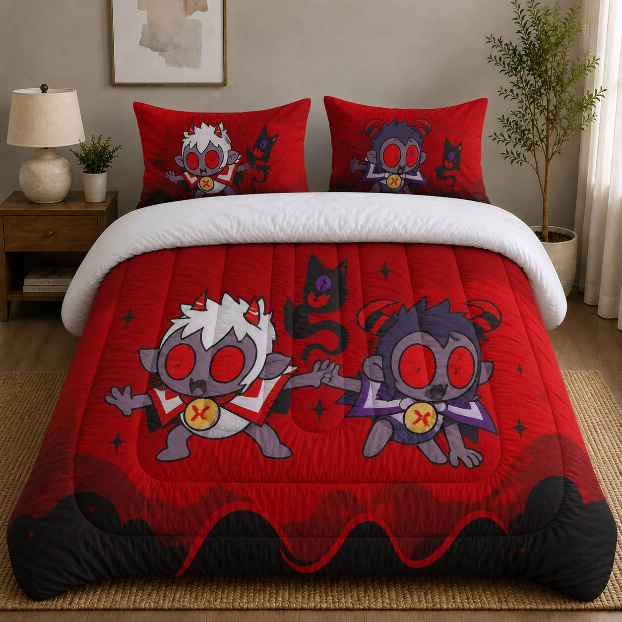 Bettwäsche-Set – Batik Cool Hip Farb-Strudel