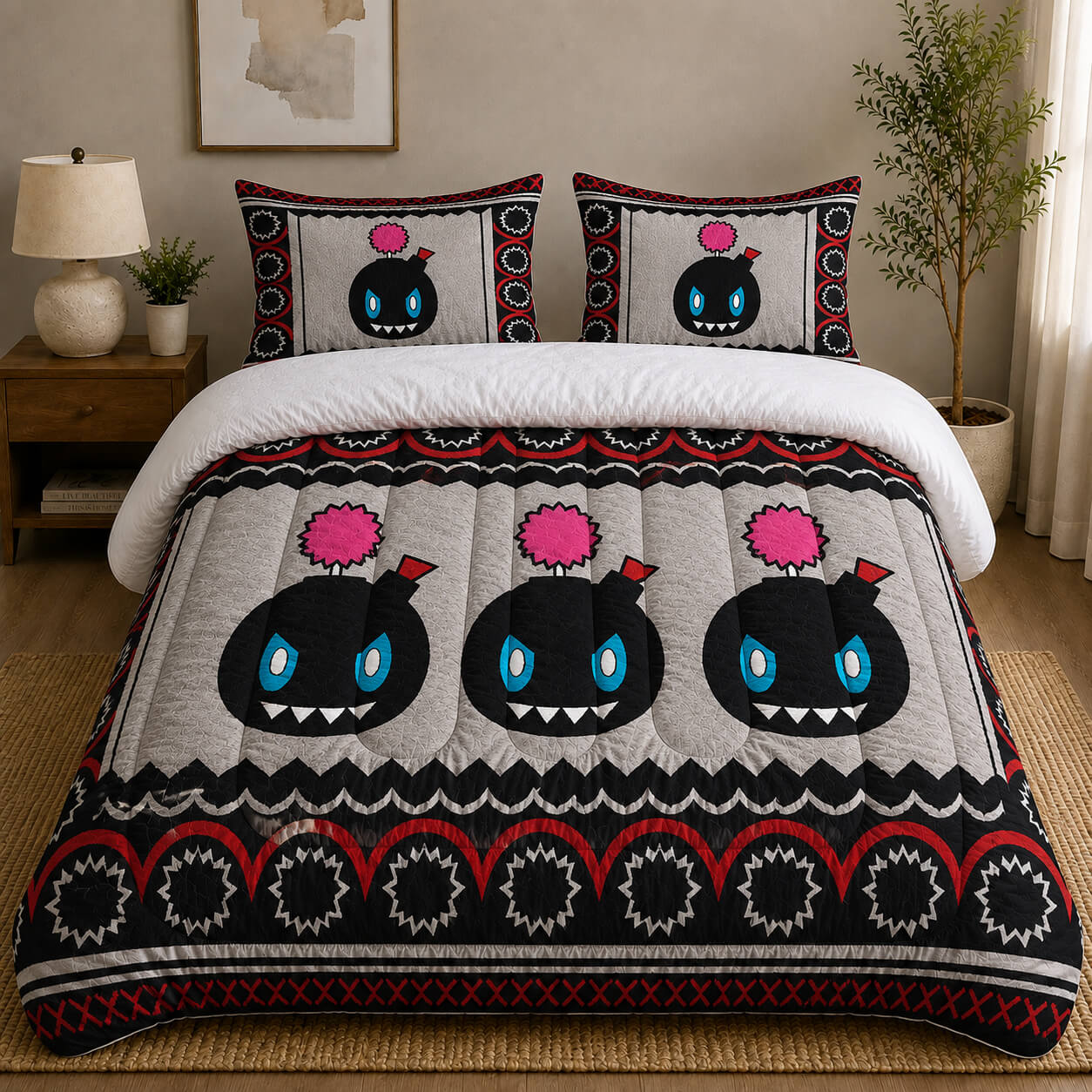 Dark Chao Sonic Comforter Bedding