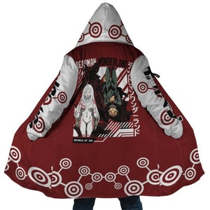 Ganta Shiro Deadman Wonderland Hooded Cloak Coat