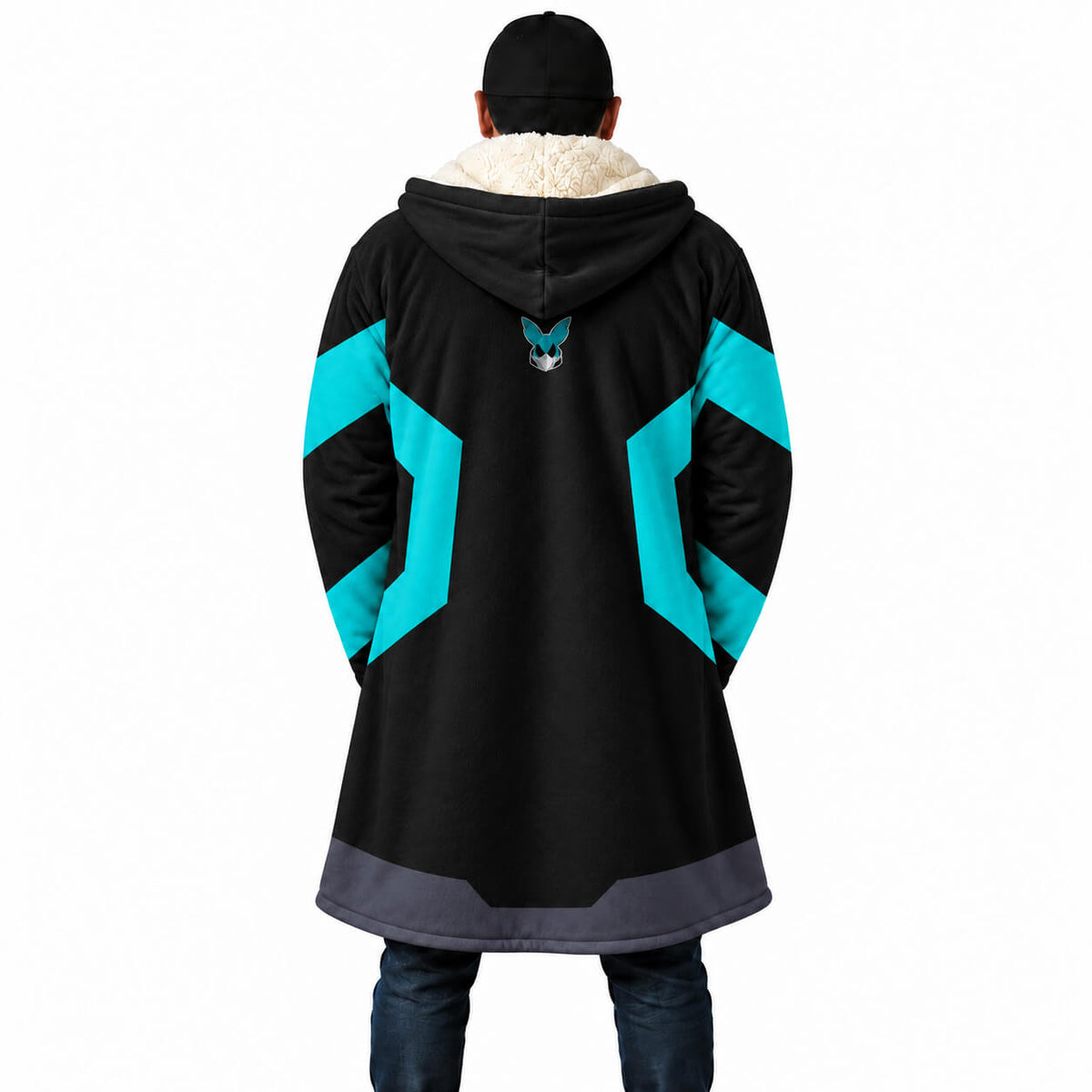 Mina Ashido My Hero Academia Fleece-Umhang mit Kapuze