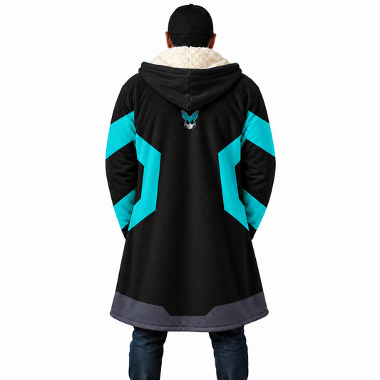 Mina Ashido My Hero Academia Fleece-Umhang mit Kapuze