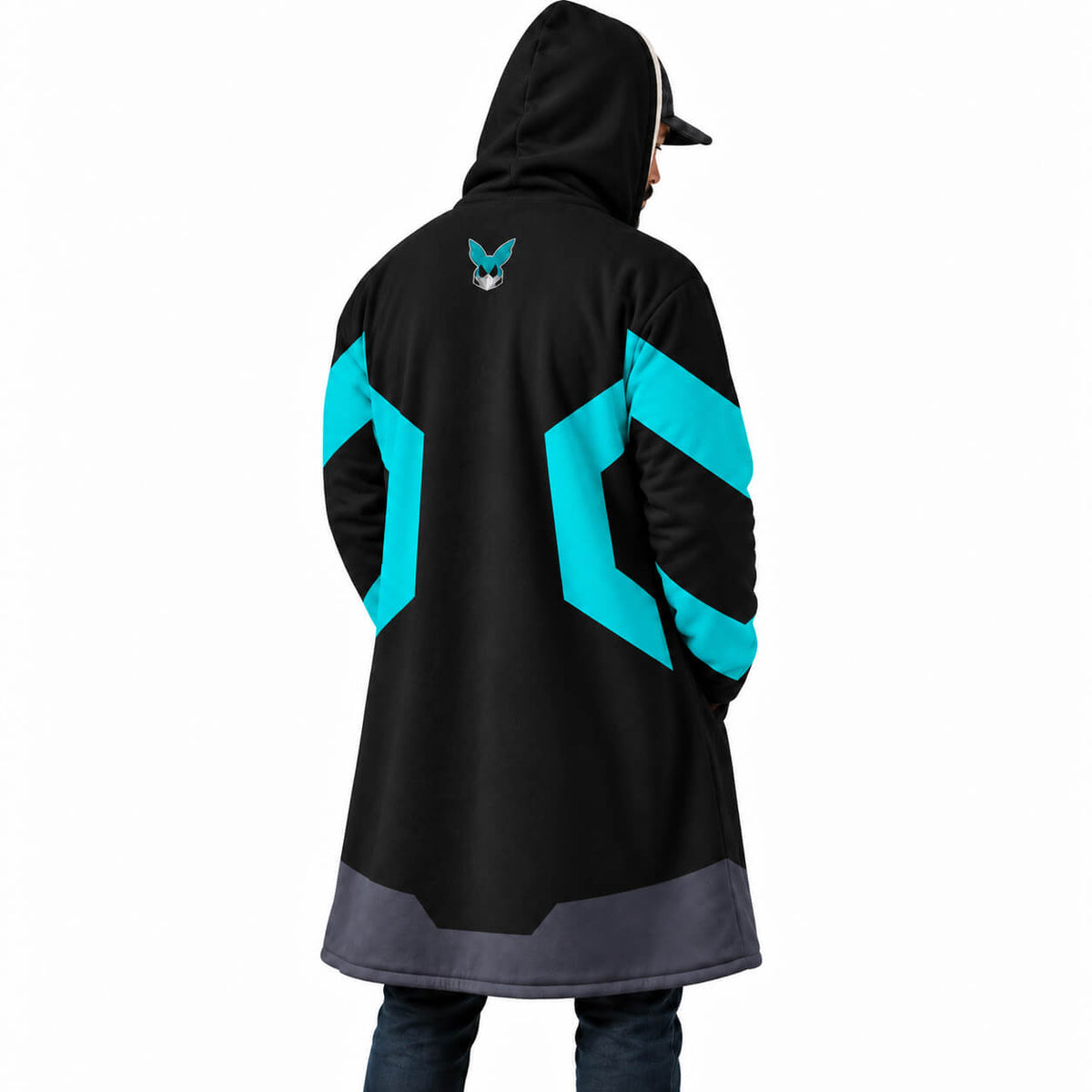Mina Ashido My Hero Academia Fleece-Umhang mit Kapuze