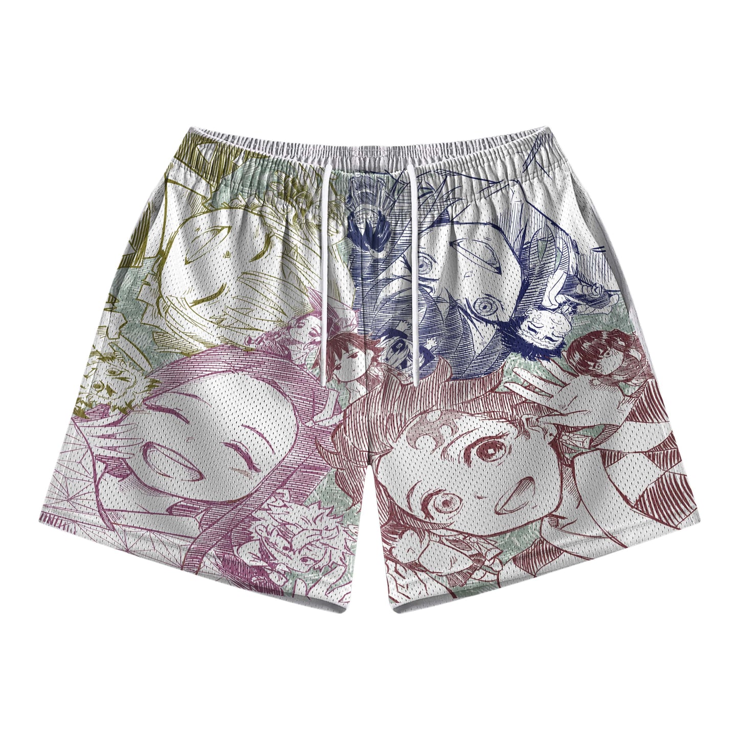 Demon Corp Sketch Mesh shorts