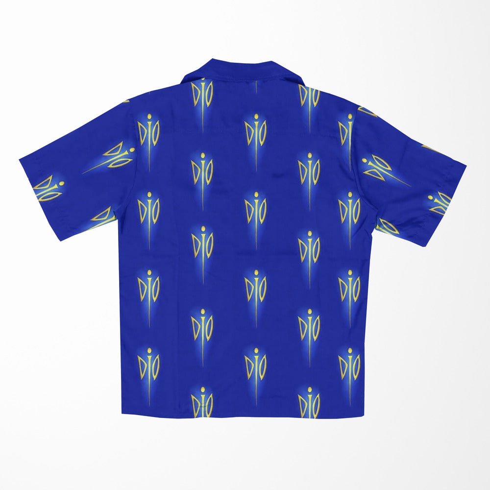 Dio Brando JoJo's Bizarre Adventure Button up Hawaiian Shirt