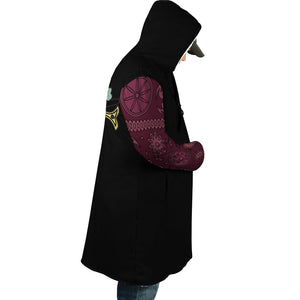 Dracule Mihawk Jolly Roger One Piece Hooded Cloak Coat