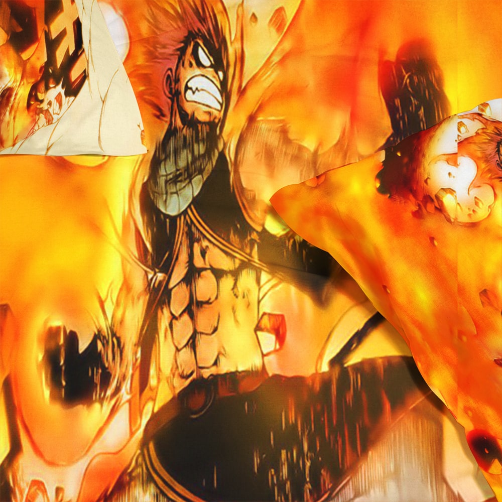 Dragon Slayer Natsu Dragneel Fire Fist  Comforter Set