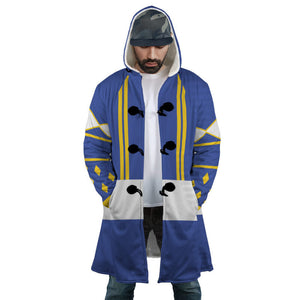 Ninjetti Mighty Morphin Blue Power Ranger Hooded Cloak Coat