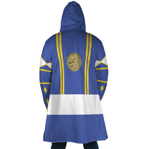 Ninjetti Mighty Morphin Blue Power Ranger Hooded Cloak Coat