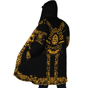 Dungeon Crawler D&D Hooded Cloak Coat