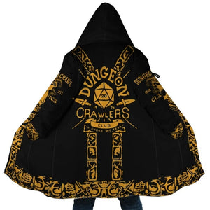 Dungeon Crawler D&D Hooded Cloak Coat