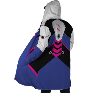 Overwatch Dva Hooded Cloak Coat