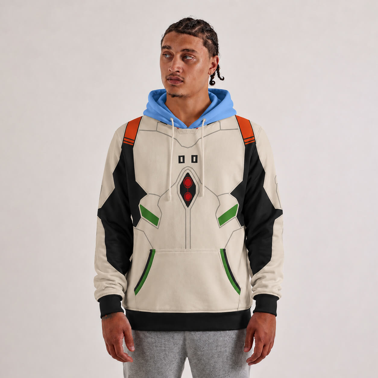 Neon Genesis Evangelion Unit-01 Pullover Hoodie