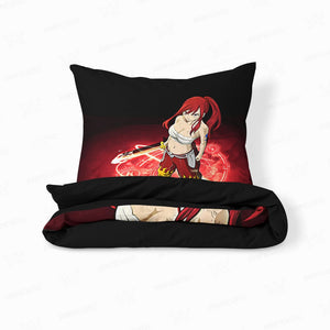 Erza scarlet Clear Heart Fairy Tail Comforter Set