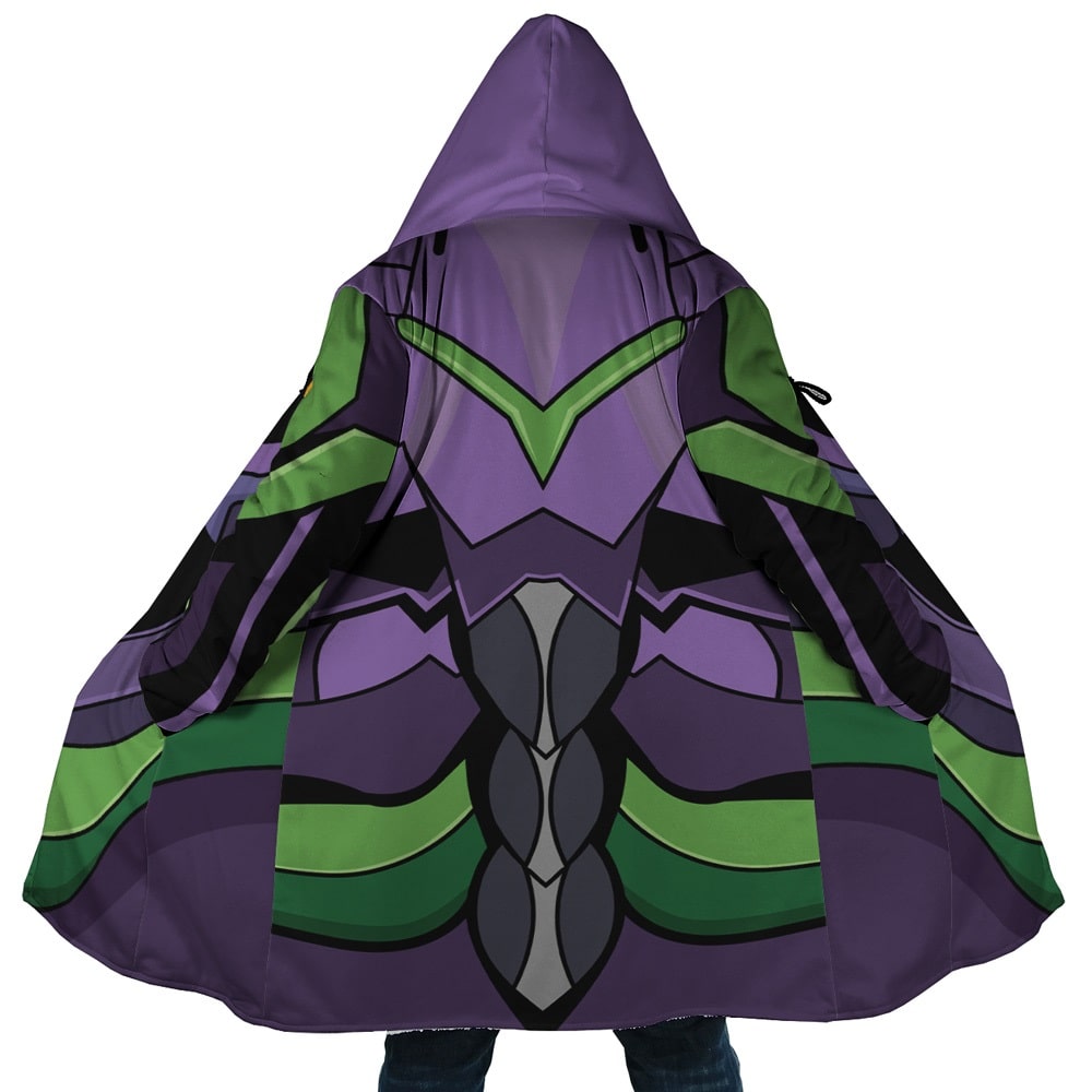 Evengelion Eva Uni-01 Hooded Cloak Coat